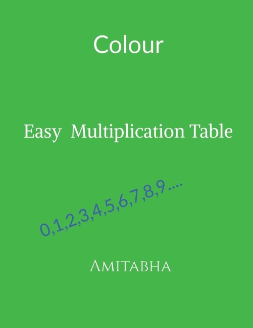 Easy Multiplication Table: Multiplication Table (English) Complete