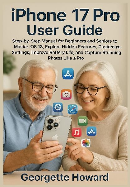 iPhone 17 Pro User Guide: Step-by-Step Manual for Beginners and Seniors to Master iOS 18, Explore Hidden Features, Customize Settings, Improve Battery Life, and Capture Stunning Photos Like a Pro