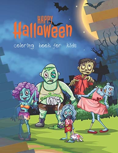 Happy Halloween Coloring Book for Kids