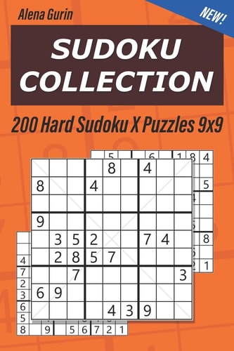 Sudoku Collection 200 Hard Sudoku X Puzzles 9x9