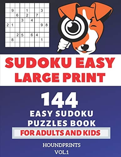 Sudoku Easy Large Print 144 Easy Sudoku Puzzles Book For Adults and Kids Vol.1