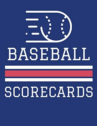 Baseball Scorecards 100 Scoring Sheets For Baseball and Softball Games (8.5x11)