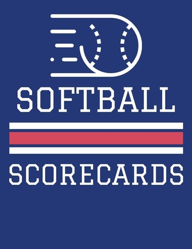Softball Scorecards 100 Scoring Sheets For Baseball and Softball Games (8.5x11)