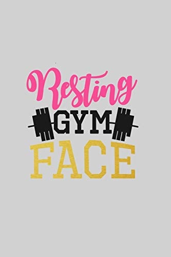 Resting Gym Face Women's Workout Log Book