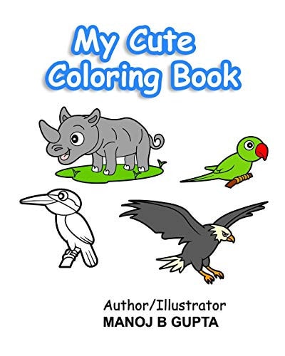 My Cute Coloring Book A Fun Coloring Book for Kids