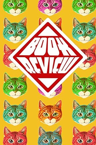 Book Review Cute Colorful Animal Cat Pattern in Yellow Cover Gift