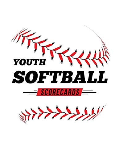 Youth Softball Scorecards 100 Scoring Sheets For Baseball and Softball Games