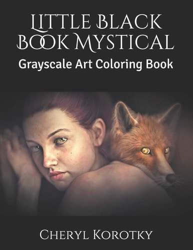 Little Black Book Mystical Grayscale Art Coloring Book