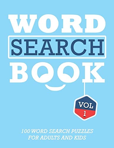 Word Search Book 100 Word Search Puzzles For Adults And Kids Brain-Boosting Fun Vol 1