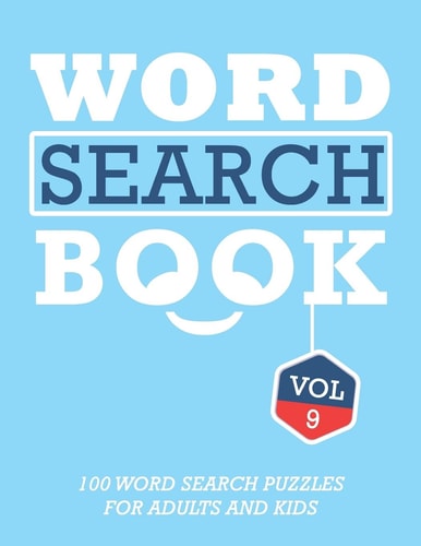 Word Search Book 100 Word Search Puzzles For Adults And Kids Brain-Boosting Fun Vol 9