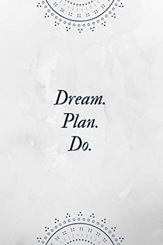 Dream Plan Do DIN A6 - Gestalte Jeden Tag Deine Persönliche ToDo Liste - Perfekt Für Aufgaben Zum Abharken - Geschenk Weihnachten Geburtstag