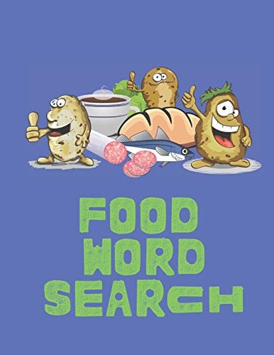 Food Word Search Pizza, Hamburgers, Pasta - Find Them All in This Themed Word Find