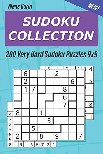 Sudoku Collection 200 Very Hard Sudoku Puzzles 9x9