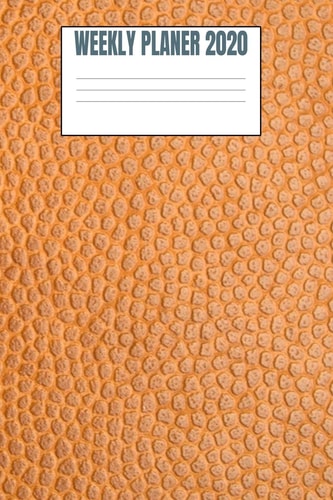 Weekly Planer 2020 Orange Leather Style - 6x9 - 53 Pages