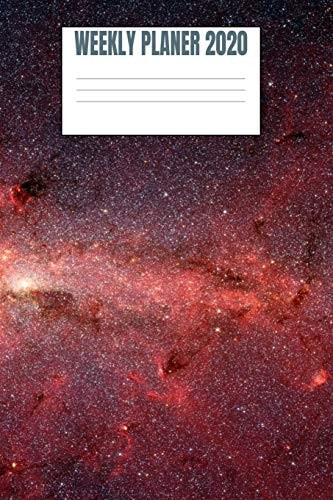 Weekly Planer 2020 Milky Way Space Style - 6x9 - 53 Pages
