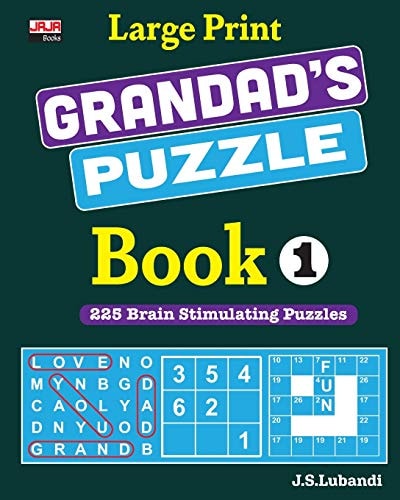 Large Print GRANDAD's PUZZLE Book 1