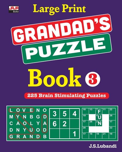 Large Print GRANDAD's PUZZLE Book 3