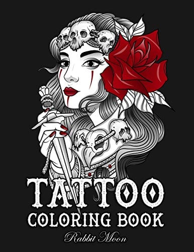 Tattoo Coloring Book An Adult Coloring Book with Awesome, Sexy, and Relaxing Tattoo Designs for Men and Women