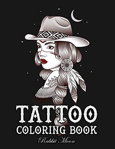 Tattoo Coloring Book An Adult Coloring Book with Awesome, Sexy, and Relaxing Tattoo Designs for Men and Women