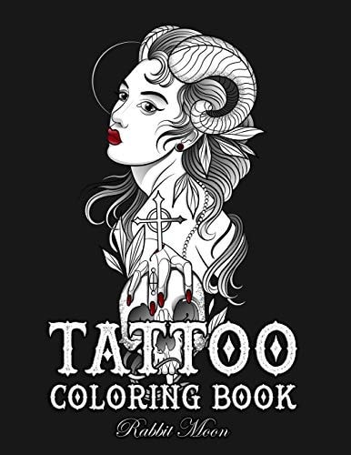 Tattoo Coloring Book An Adult Coloring Book with Awesome, Sexy, and Relaxing Tattoo Designs for Men and Women