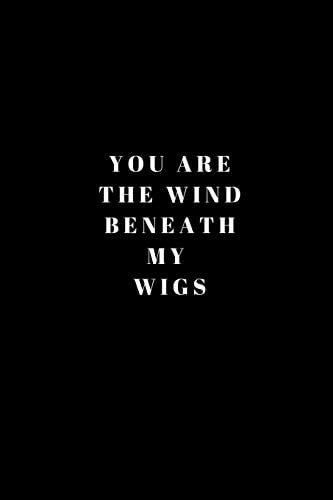 You Are the Wind Beneath My Wigs Funny Couple Gift Idea for Partners of Boss Babes