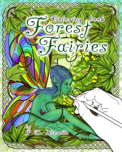 Forest Fairies Fairy Coloring Book
