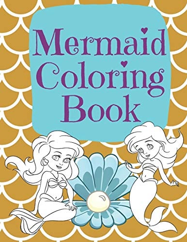 Mermaid Coloring Book Beautiful Mermaids to Color In for Little Girls who Like Make Waves Gold Mermaid Scales