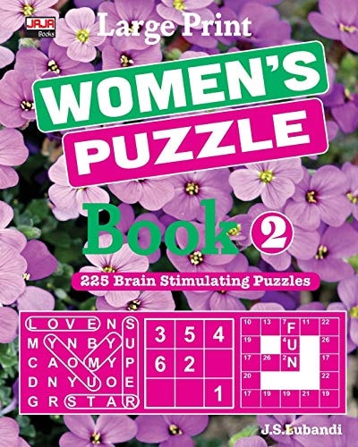 Large Print WOMEN's PUZZLE Book 2