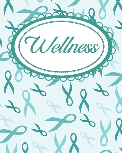 Teal Ribbon Self-Awareness Wellness Workbook For Daily Self-Care and Emotional Awareness