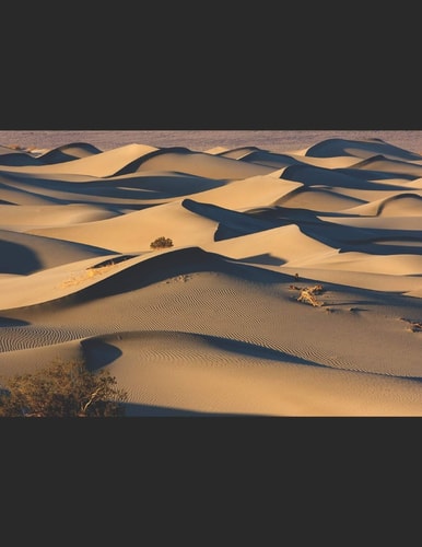 Beautiful Sand Dunes in Death Valley