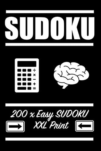 Sudoku 200 Simple Sudoku XXL Print, One Page One Sudoku Easy Version, for Children and Beginners. Enjoy Traveling in Car