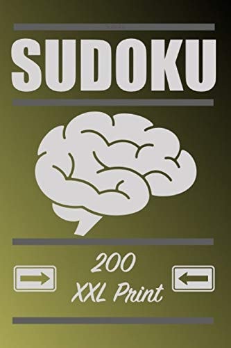 Sudoku 200 Easy Sudoku XXL Print, One Page One Sudoku Easy Version, for Children and Beginners. Enjoy Traveling in Car