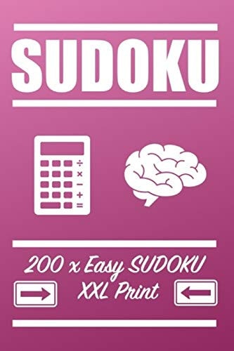 Sudoku 200 Easy Sudoku XXL Print, One Page One Sudoku Easy Version, for Children and Beginners. Enjoy Traveling in Car