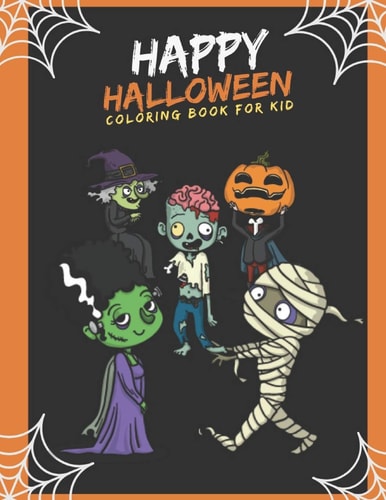 Happy Halloween Coloring Book for Kid