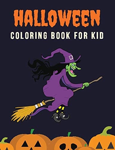 Happy Halloween Coloring Book for Kid