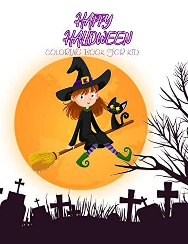 Happy Halloween Coloring Book for Kid