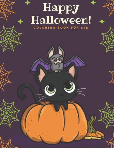Happy Halloween Coloring Book for Kid