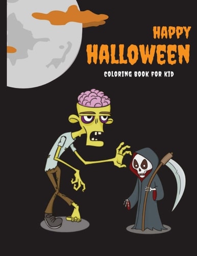 Happy Halloween Coloring Book for Kid