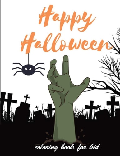 Happy Halloween Coloring Book for Kid