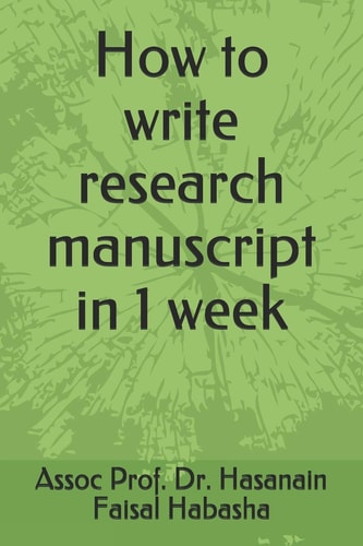 How to Write Research Manuscript in 1 Week