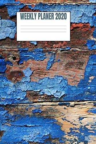 Weekly Planer 2020 Wood Texture Style - 6x9 - 53 Pages