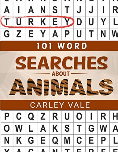 101 Word Searches About Animals Hours of Fun with These Themed Puzzles!