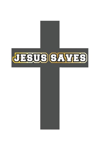 Jesus Saves Monatsplaner, Termin-Kalender - Geschenk-Idee Für Gläubige Christen - A5 - 120 Seiten