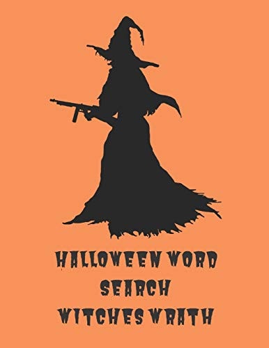 Halloween Word Search Witches Wrath Large Print Easy To Read Fall Word Find