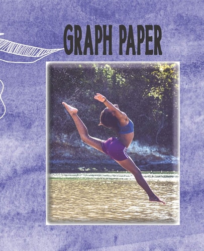 Graph Paper Dancer Quadrille Paper Girl Dancer Coordinate Paper Quad Ruled