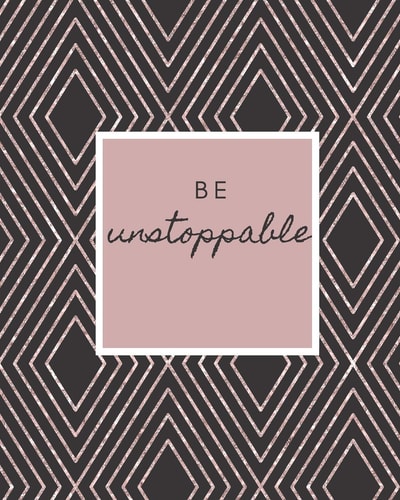 Be Unstoppable Inspirational Note Taking System Book For Students