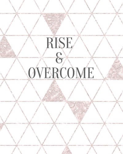 Rise And Overcome Motivational Note Taking System Book For Students
