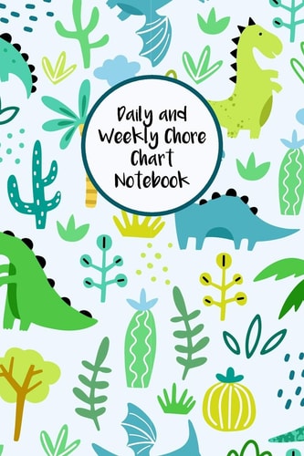 Daily and Weekly Chore Chart Notebook Responsibility Tracker for Children With Coloring Section