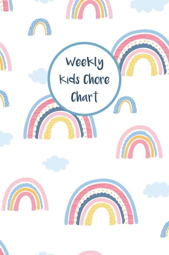 Weekly Kids Chore Chart Daily and Weekly Responsibility Tracker for Children With Coloring Section