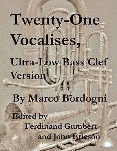 Twenty-One Vocalises, Ultra-Low Bass Clef Version